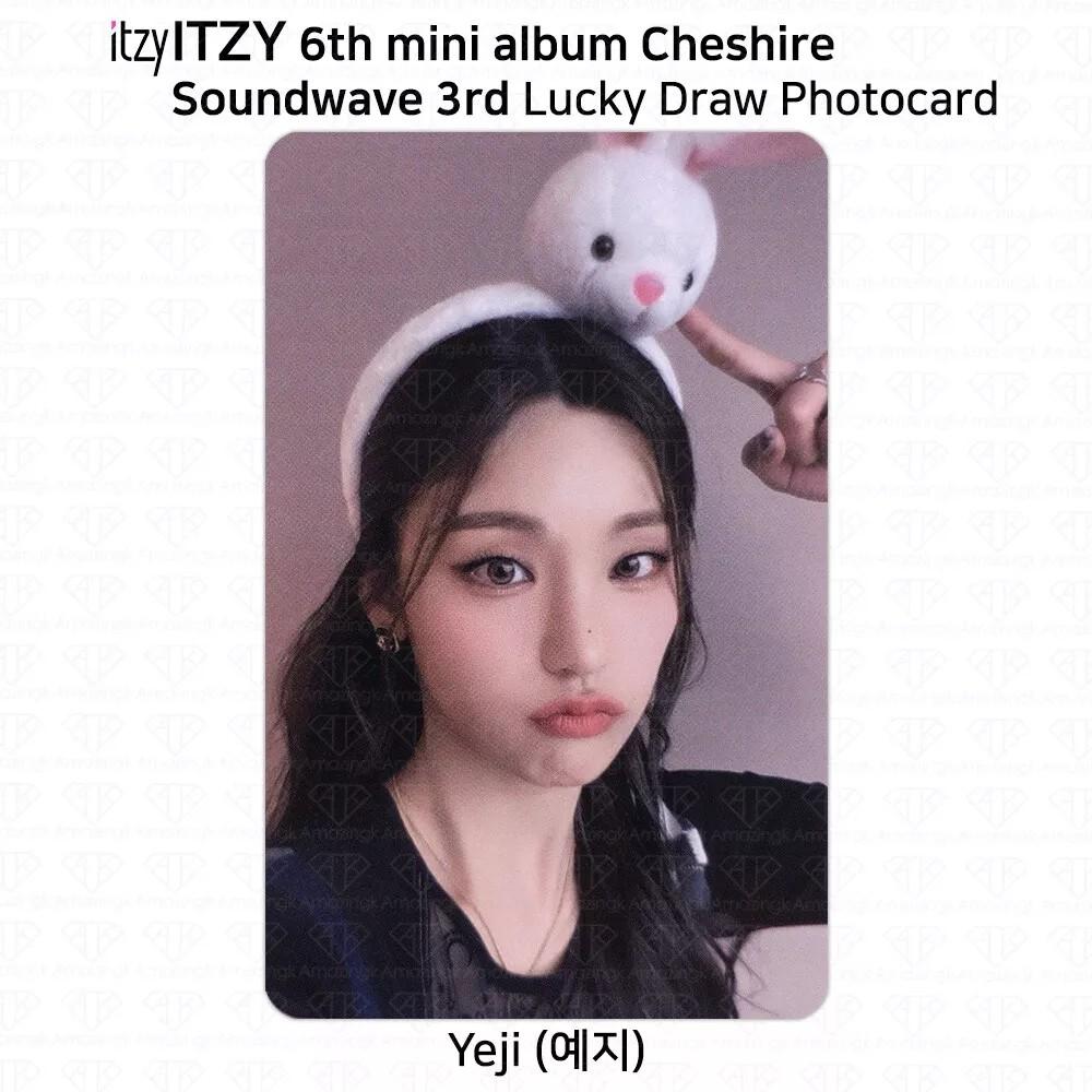 ITZY 6-й мини-альбом Cheshire Soundwave, 3-я лотерея с фотокарточкой, версия.
