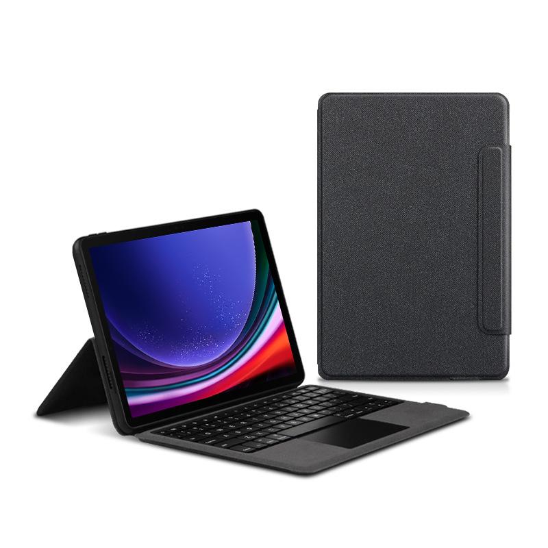 Подходит для Samsung Galaxy TabS9 + защитная пленка для планшета S9 11-дюймовая сенсорная клавиатура Ultra Bluetooth, кожаный чехол