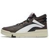 Li Ning Superwave Mid Durable Slip Resistant Shock Absorption High Top Skate Shoes Men Skate Shoes Brown Black White AGCR233-5