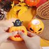 Pumpkin Pinch Toys 12Pcs Pop-up Ghost Squeeze Toy, Stress Relief Head Sensory Toy Creepy Fidget for Party Favors