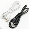 Распродажа со скидками по инвентарю USB V8 Micro Кабель для зарядки и передачи данных для мобильного телефона в ПЭ-пакете, штекер, черный/белый, плетеный