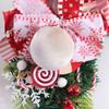 15pcs Flocked Christmas Hanging Decor 8cm Christmas Tree Ball Pendant  Home New Year Gifts