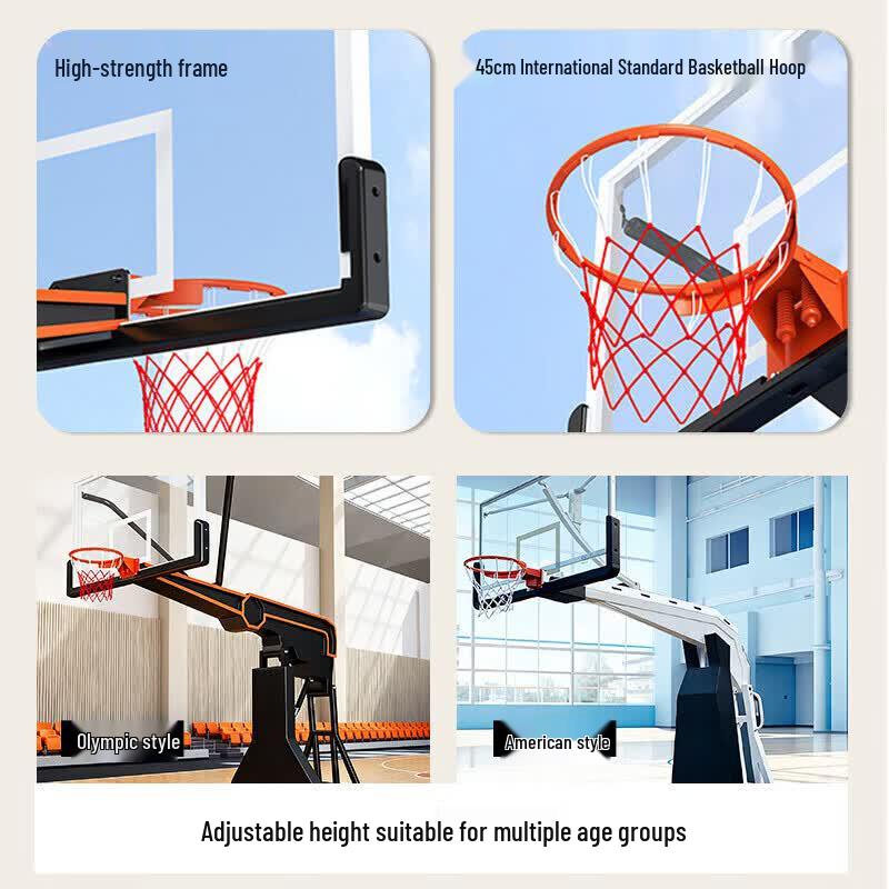Shenwuying Mobile Electric Hydraulic Basketball Hoop