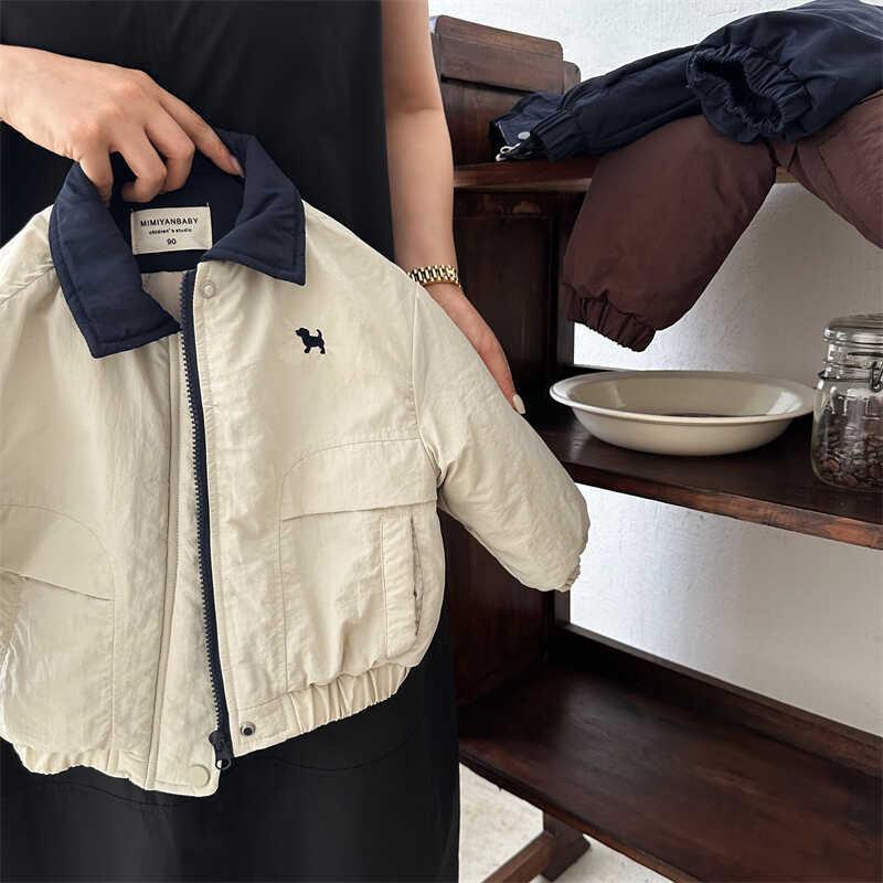 Kids Thick Padded Winter Jacket for Boys and Girls Workwear Casual Coat