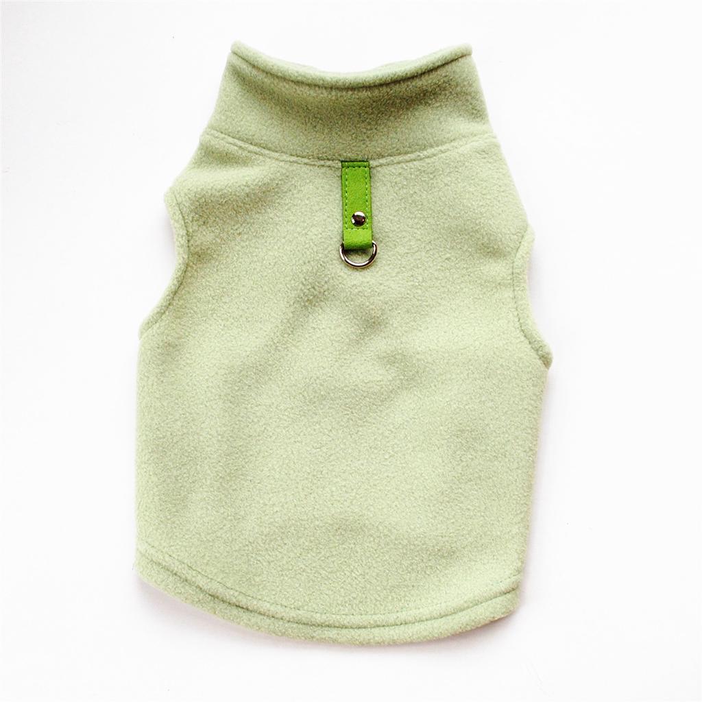 Одежда для домашних животных для собак, осенне-зимняя, флисовая, пряжка для тяги, 27 цветов