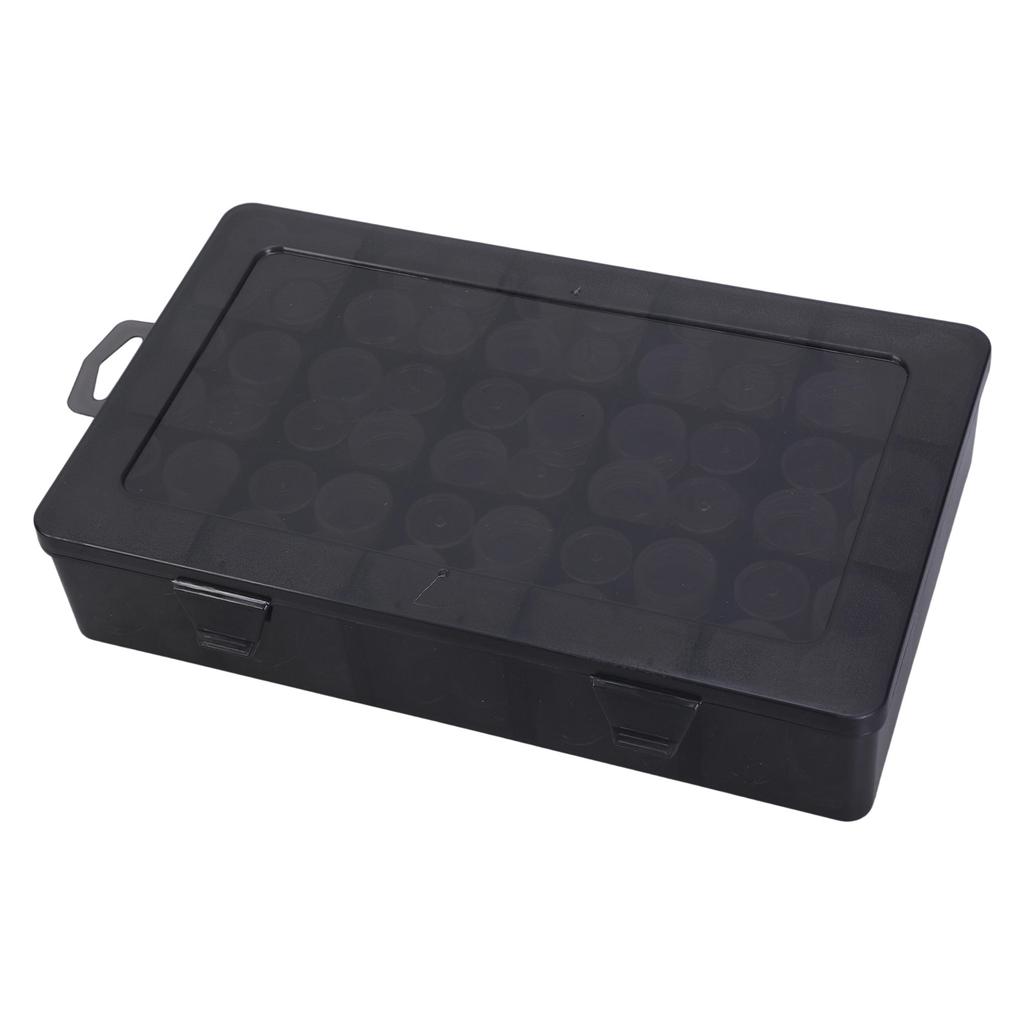 Пластиковая коробка для хранения ювелирных изделий из 15 сеток со съемными разделителями для универсальной организации и легкого доступа к мелким предметам