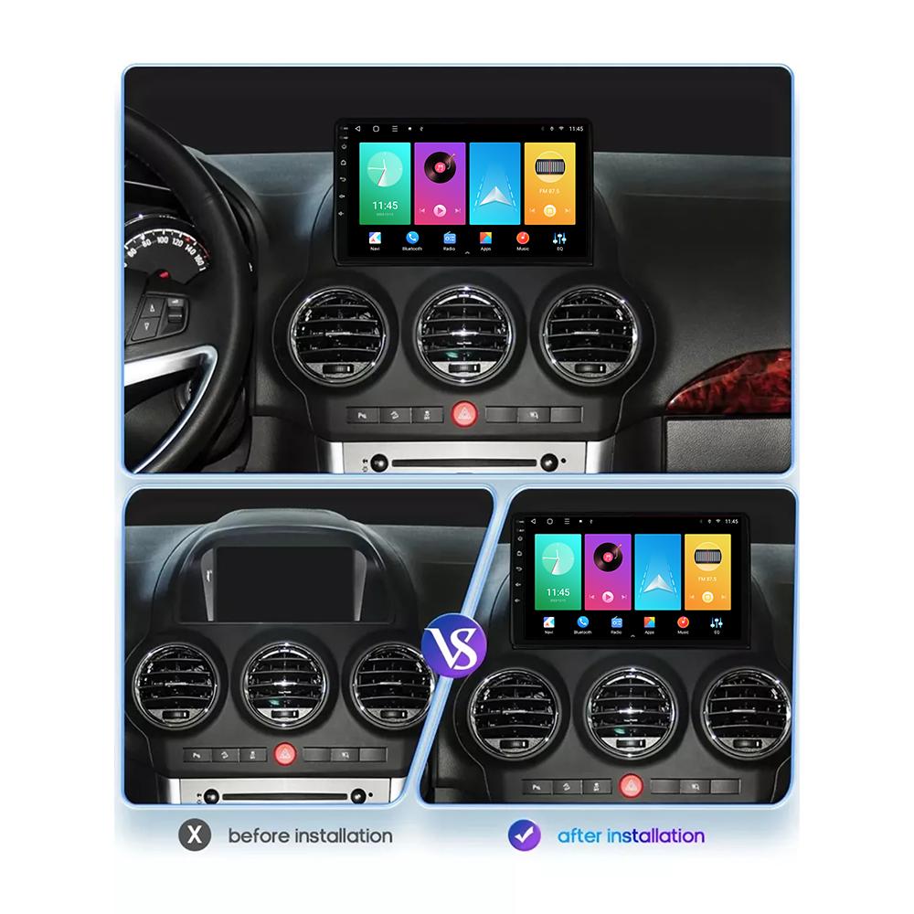 Автомобильное радио Android Auto Carplay для Opel Antara 1 2006 - 2017 Мультимедийный проигрыватель Головное устройство Стерео GPS Навигация BT WIFI 1+16 ГБ