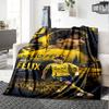 Joao Felix Al Nassr FC Football Player Print Flannel Blanket Soft Warm Throw Blanket for Sofa Bed Living Room