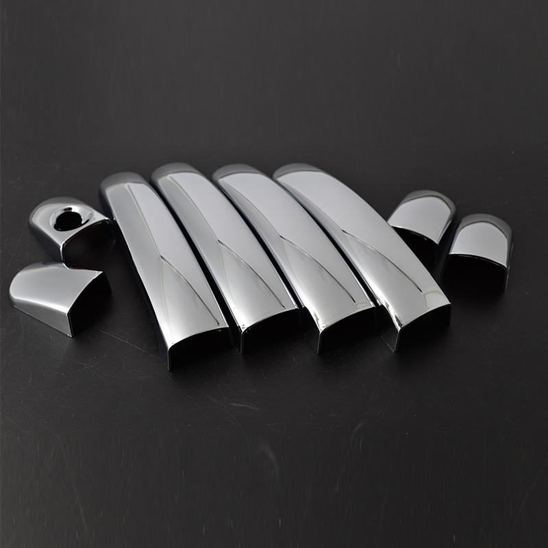 For Ford Tourneo Connect 2013-2018 Accessory Glossy Chrome Silver Car Side Door Handle Covers Trim 2014 2015 2016