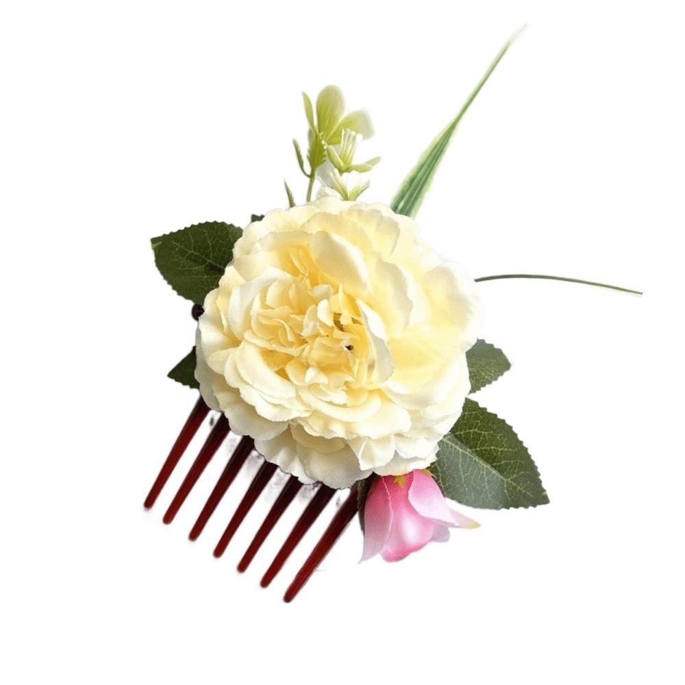 Bohemian Flower Hair Comb Hair Clip Wedding Bride Accessories  Water Splashing Festival
