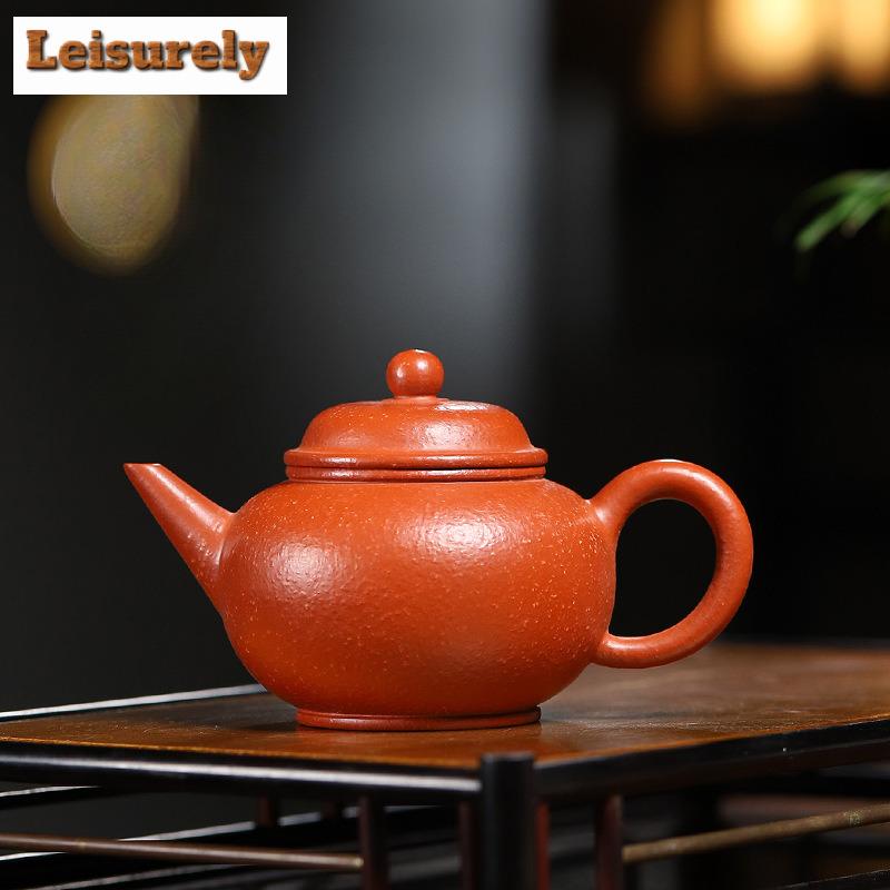 240 мл Классический Исинский фиолетовый глиняный чайник ручной работы чайник для заваривания чая из необработанной руды Dahongpao Mud китайский чайный сервиз Zisha для подарка