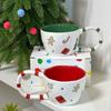 Креативная зимняя мультяшная чашка с большими ушами, кофейная чашка, рождественская керамическая чашка, подарочная коробка, рождественская чашка, кружка высокой ценности