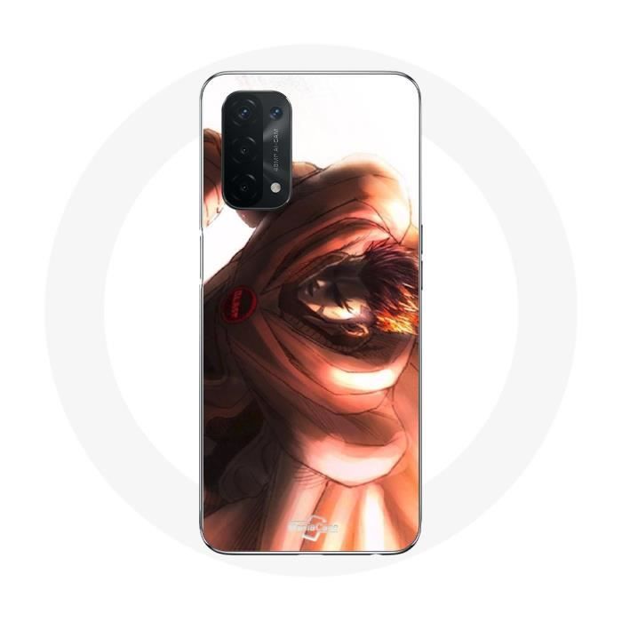 Coque - MANIACASE - Oppo A74 5G - One Punch Man - Souple - Blanc - Anime