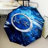 Lions Team Umbrella Folding umbrella, automatic umbrella 8-Frame for Travel, camping Use Gift for Halloween Christmas