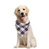 Plaid Triangle Towel Pet Scarf Soft Comfortable To Wear Fine Workmanship Water