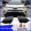 Fits 2013-2019 Toyota RAV4: Front Bumper Tow Hook Cover Plate