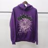 New pullover print American trend street heavy loose men's and women's hooded sweater set