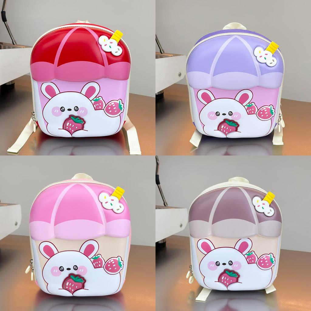 Animal Pattern Kids School Bag Eva With Air Cushion Straps For Toddler Education