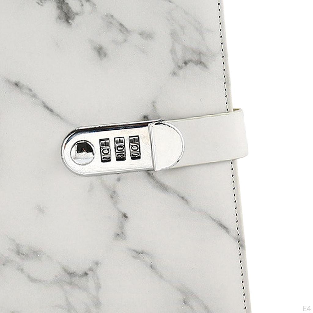 Дневник с блокировкой, 100 листов/200 страниц, журнал с блокировкой паролем для мужчин и женщин