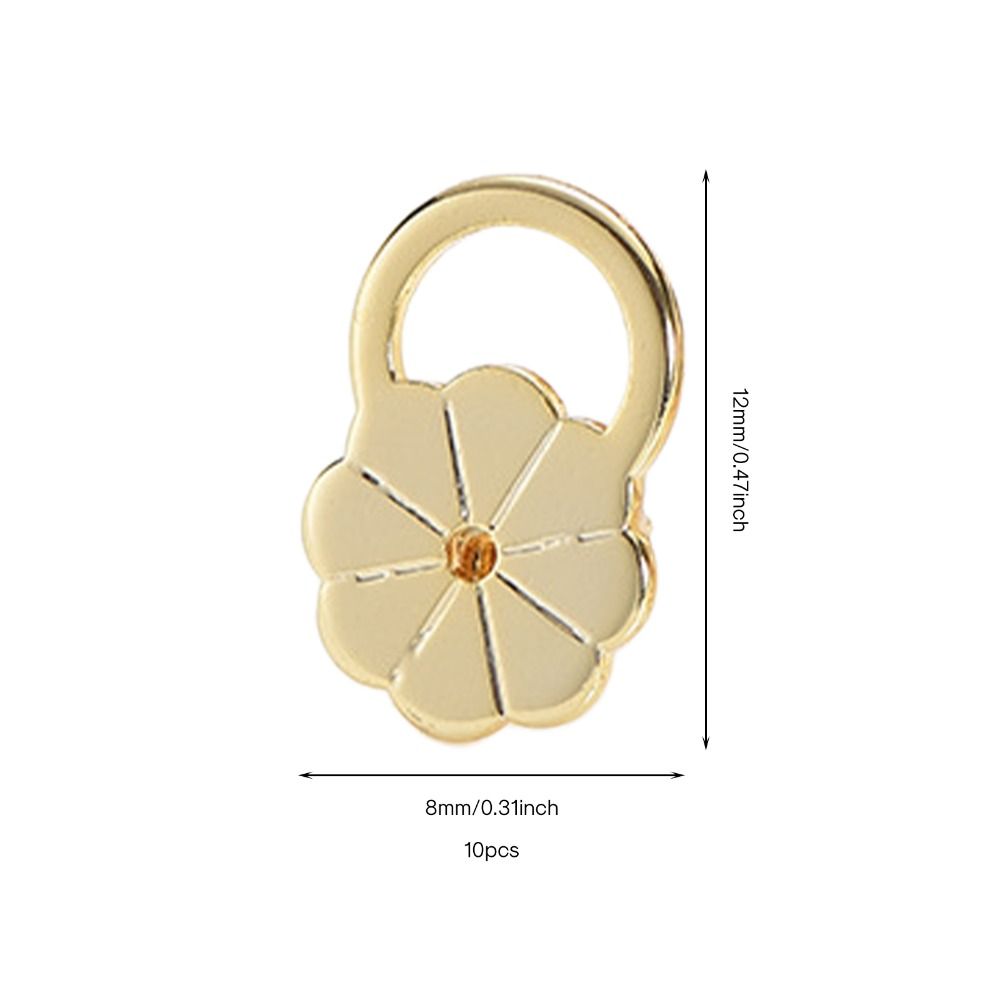 Copper Earring Backs White Gold Large Earring Backing Secure Earring Backers  For Droopy Ears