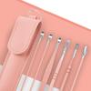 6Pcs Stainless Steel Earpick Ear Cleaner Spoon Ear Care Cleaning Tool Ear Wax Removal Kit Ear Wax Remover Ear Wax Removal Tool