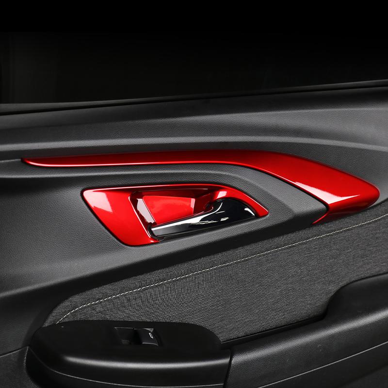 For Chevrolet Trailblazer -2025 LHD 4Pcs Door Bowl Handle Panel Decor Cover Trim Interior Styling Auto Car Accessories