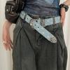 Korean Style Retro Jeans Belt Female Personality Y2K Vintage Ins Style With Jeans Belt Decoration Belt Clothing Accessories