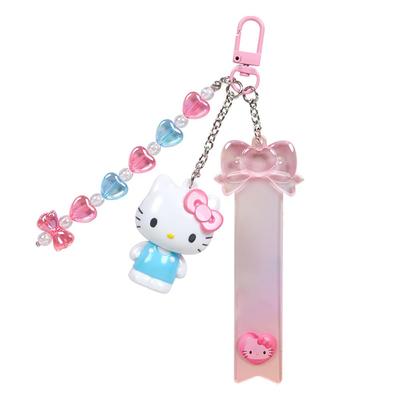 Прозрачный брелок для ключей прозрачный и пухлый 3D Hello Kitty Hello Kitty 15 x 4 x 3 см Персонаж 297658