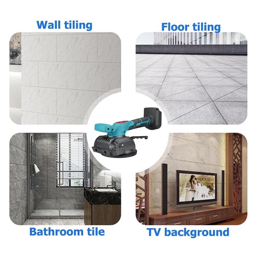 Машина для укладки плитки 200 Вт, регулируемая 5-ступенчатая, автоматический вибратор для плитки, присоска, напольный вибратор, инструмент для выравнивания для аккумулятора 18 В
