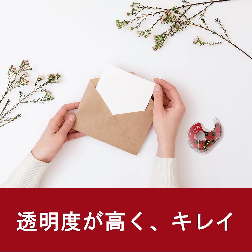 3M Scotch Super Hold Маленький ролик с лентой 12 мм x, Прозрачный, Диспенсер, 20 м, 700-1-12D