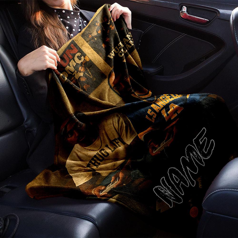 Tupac Snoop Dogg Gaming Room Posters Four Seasons Blanket Customized With Your Name Lightweight And Warm Perfect Gift For Home Office Camping Sofa