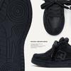 Black Knight Destructive Aesthetics Series: Trendy Youth Thick-Soled Low-Top Canvas Shoes for Men and Women