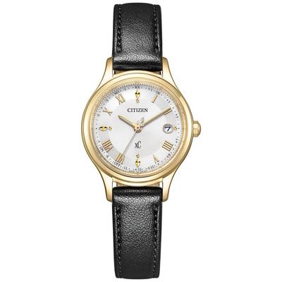 [Citizen] Часы Crosssea Eco-Drive Радиоуправляемые Коллекция hikari Водонепроницаемые ES9492-14A Женские Черные, 3. Золото / черный