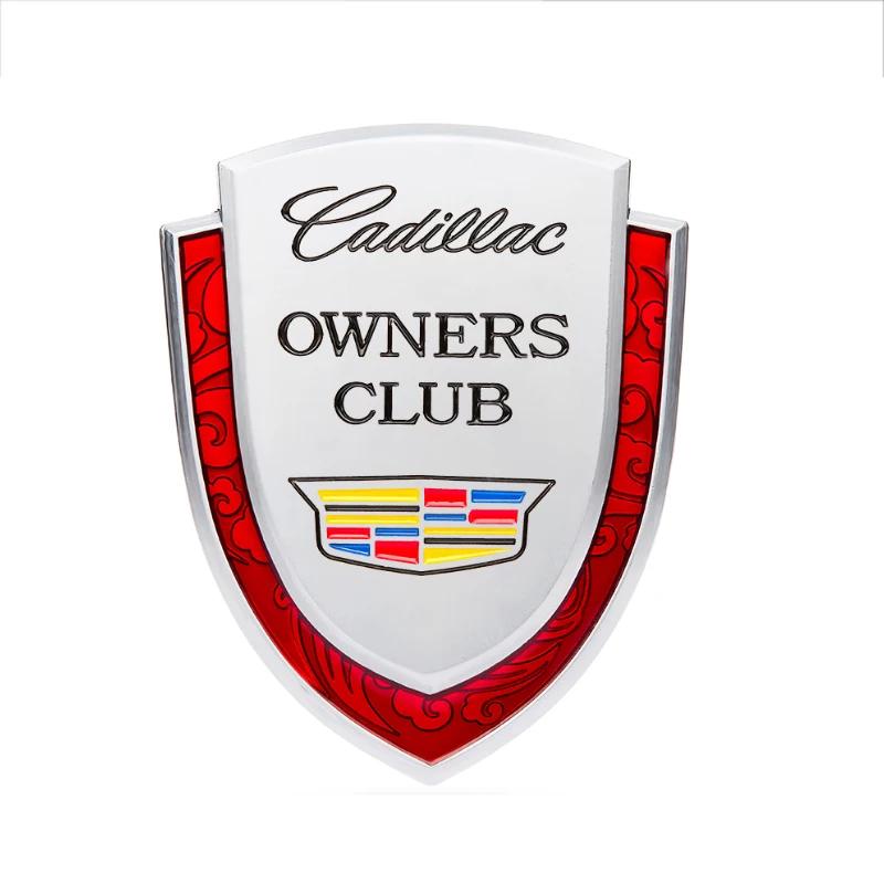Значок-эмблема щит с логотипом автомобиля для Cadillac Seville XT4 CT4 CT5 ATS SLR STS EXT CTS Escalade Coupe Автомобильные боковые наклейки Аксессуары