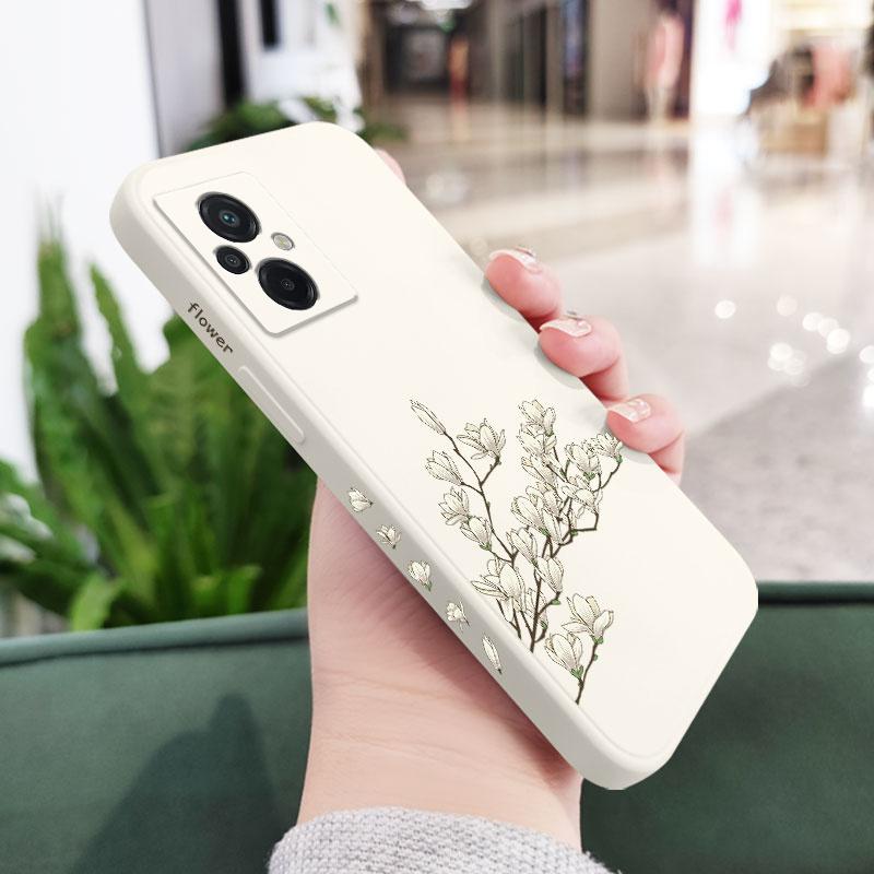Белая Орхидея Чехол для Телефона для Xiaomi Poco F8 F7 X7 M6 X6 F6 M5 M5S F5 X5 F4 X4 M4 F3 M3 X3 Pro 4G 5G GT NFC Силиконовый Чехол