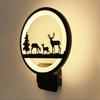 220V Modern Minimalist Nordic LED Wall Sconce Lamp Home Decor Indoor Lighting Round Living Room Bedroom