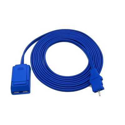 1 шт. Стальная игольная вилка с двойным отверстием, переходной кабель нейтрального электрода, соединительный кабель отрицательной пластины ESU, для печатной платы и монополярной пластины