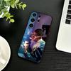 Плохой чехол-кролик K-Bunny для Samsung S26, S25, S24, S23, S22, S21, S20, Ultra, Plus, FE Черный мягкий чехол
