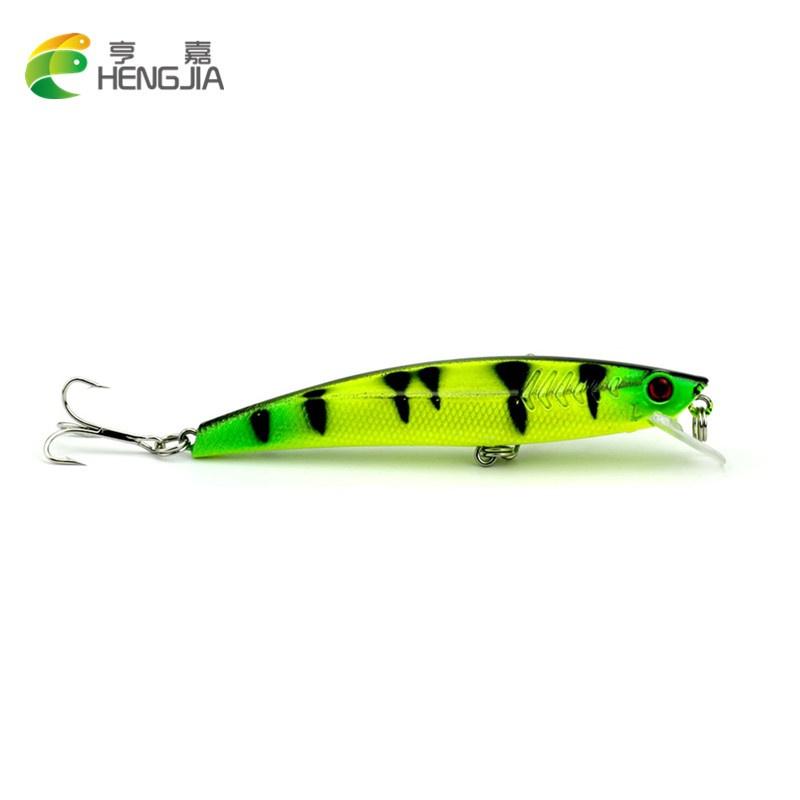 HENGJIA 10.3g 8pcs Plastic Minnow Fishing Bait Carp Fishing Accessories for Perch Trout
