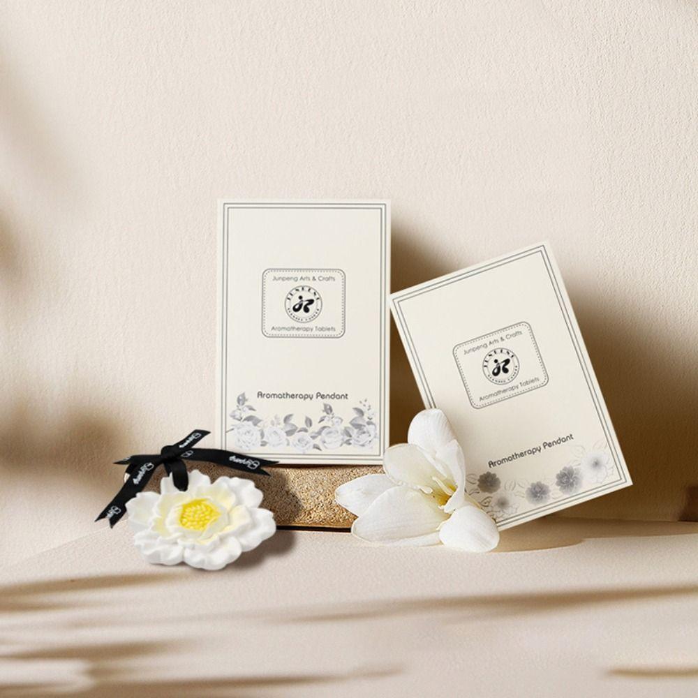 Cherry Blossom Plaster Car Perfume Pendant Gypsum Air Freshener Pendant Aromatherapy Wax Tablets