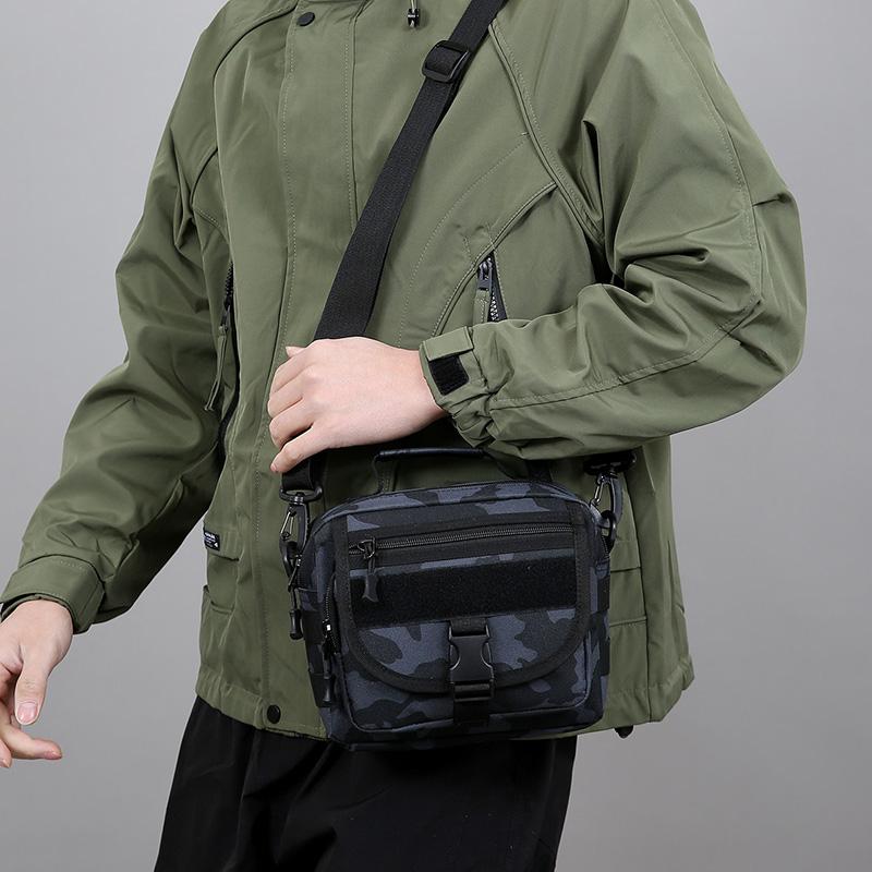 Мужская тактическая камуфляжная сумка кроссбоди - Винтажная нейлоновая нагрудная сумка (Винтажная армейская сумка-слинг для охоты/активного отдыха)