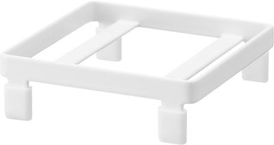 Подставка для дозатора мыла Yamazaki Tower, Белая, Ш9.2 x Г9.4 x В2.7см, Подвесное хранение, Устойчивая к слизи, 10203