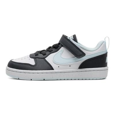 Кроссовки Court Borough Low Recraft PS Anthracite Glacier Blue для детей, белые HQ3261-060