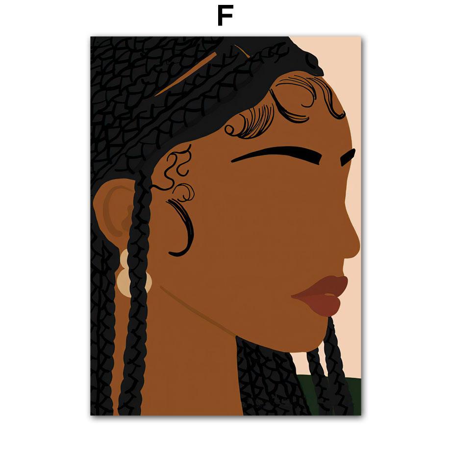 Очки с цветком, модные поп-черные девушки, настенное искусство, холст, живопись, постеры и принты, настенные панно для гостиной, украшения дома