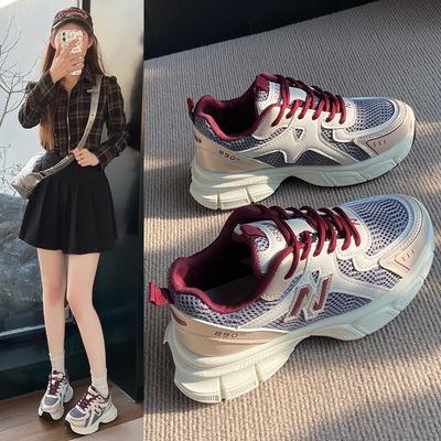 Женская обувь на толстой подошве, женская повседневная спортивная обувь на мягкой подошве, увеличивающая рост