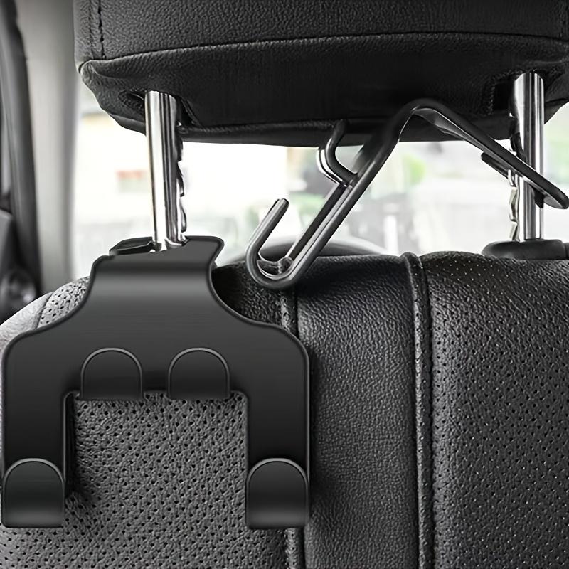 Универсальный крючок для автомобильного сиденья с держателем для телефона - Прочный материал ПК, подходит для большинства автомобилей