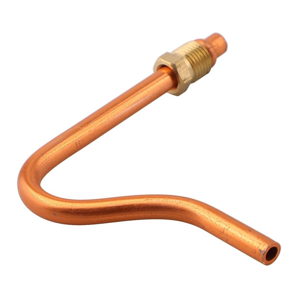 Improved Functionality Silver Tone Aluminum Air Compressor Exhaust Tube