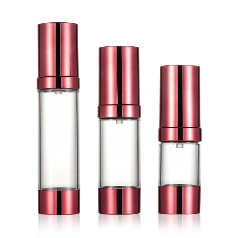 Portable Airless Empty Cosmetic Holder Lotion Vacuum Bottle Cream Container Refillable Bottle