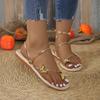 Модные женские тапочки 2024 года, новые летние модные туфли для женщин, пляжные тапочки на плоской подошве, роскошные дизайнерские сандалии, шлепанцы для женщин, Zapatos De Mujer
