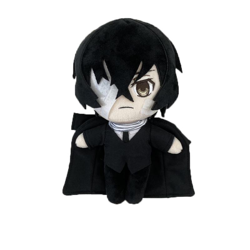 Аниме Дазай Осаму Плюшевая Кукла Стоящая Версия Персонаж Bungou Stray Dogs Милая Мягкая Набивная Подушка Хэллоуин Рождественский Подарок 20См